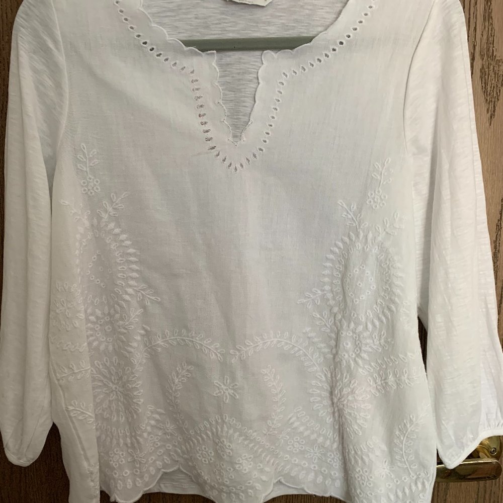 Lucky Brand Blouse, medium, white